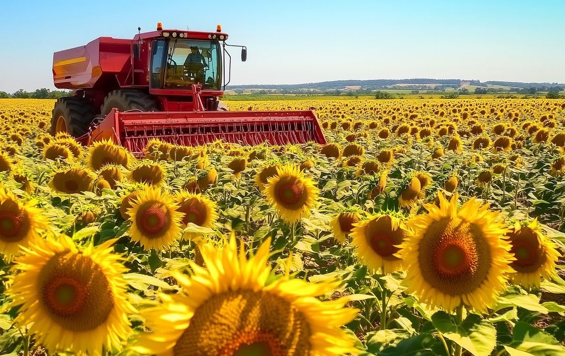 Де в Україні вирощують соняшник